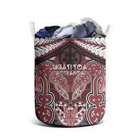 Aotearoa Iwi Ngati Toa Laundry Basket Maori Kowhaiwhai Pattern