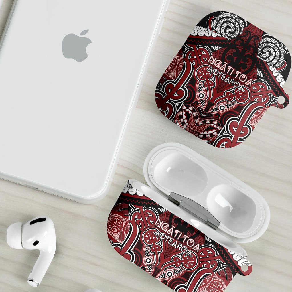 Aotearoa Iwi Ngati Toa AirPods Case Maori Kowhaiwhai Pattern