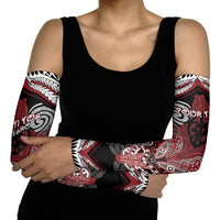 Aotearoa Iwi Ngati Toa Personalised Arm Sleeves Maori Kowhaiwhai Pattern