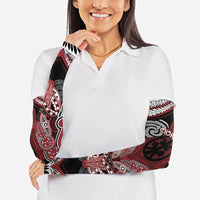 Aotearoa Iwi Ngati Toa Personalised Arm Sleeves Maori Kowhaiwhai Pattern