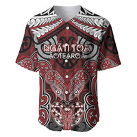 Aotearoa Iwi Ngati Toa Personalised Baseball Jersey Maori Kowhaiwhai Pattern