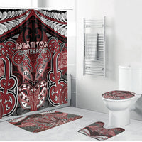 Aotearoa Iwi Ngati Toa Bathroom Set Maori Kowhaiwhai Pattern