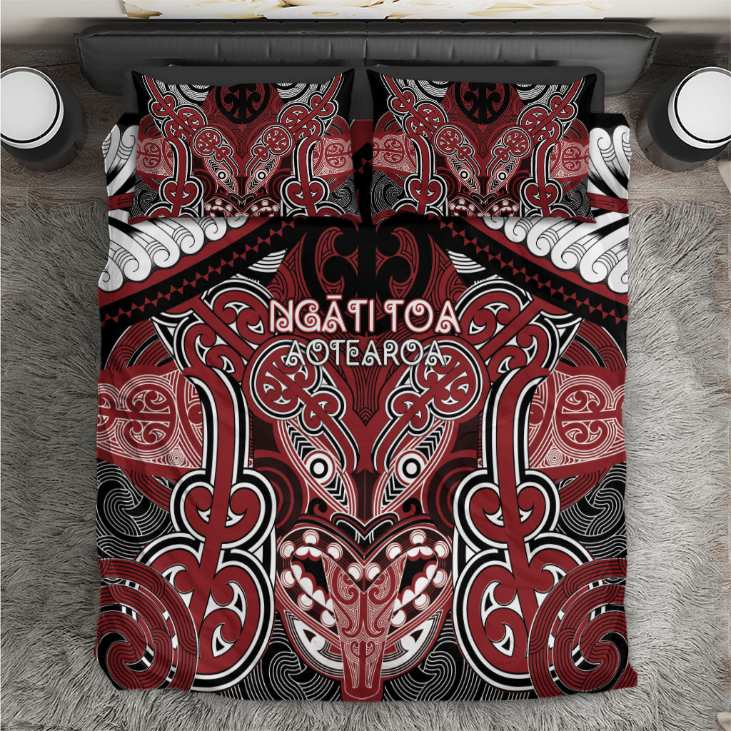 Aotearoa Iwi Ngati Toa Bedding Set Maori Kowhaiwhai Pattern