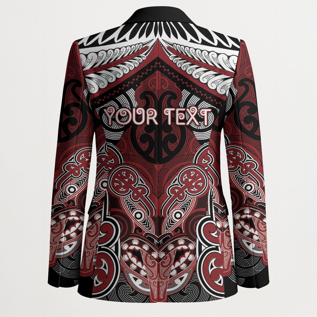 Aotearoa Iwi Ngati Toa Personalised Blazer Maori Kowhaiwhai Pattern