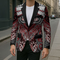 Aotearoa Iwi Ngati Toa Personalised Blazer Maori Kowhaiwhai Pattern
