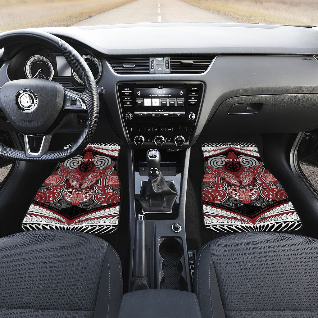 Aotearoa Iwi Ngati Toa Personalised Car Mats Maori Kowhaiwhai Pattern