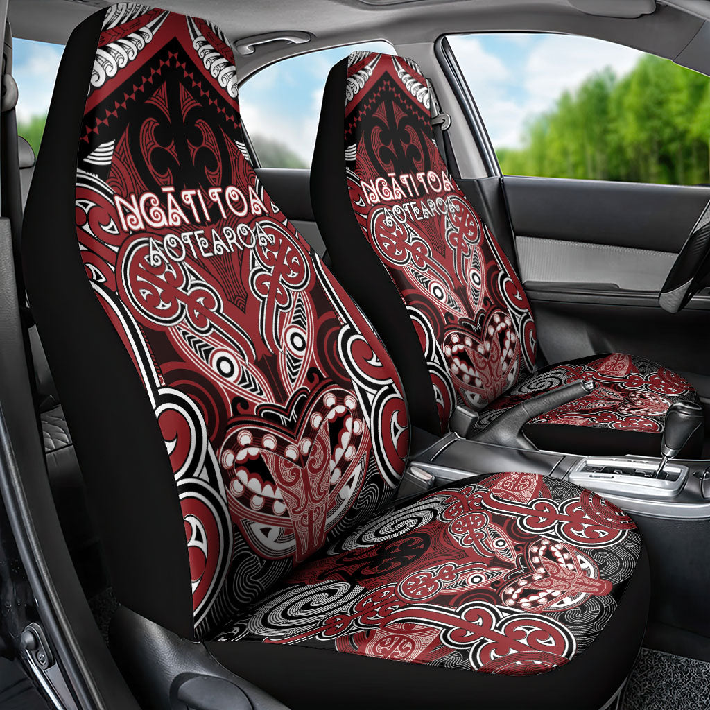 Aotearoa Iwi Ngati Toa Car Seat Cover Maori Kowhaiwhai Pattern