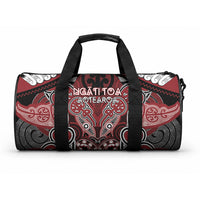 Aotearoa Iwi Ngati Toa Duffle Bag Maori Kowhaiwhai Pattern