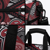 Aotearoa Iwi Ngati Toa Duffle Bag Maori Kowhaiwhai Pattern
