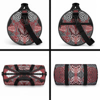 Aotearoa Iwi Ngati Toa Duffle Bag Maori Kowhaiwhai Pattern