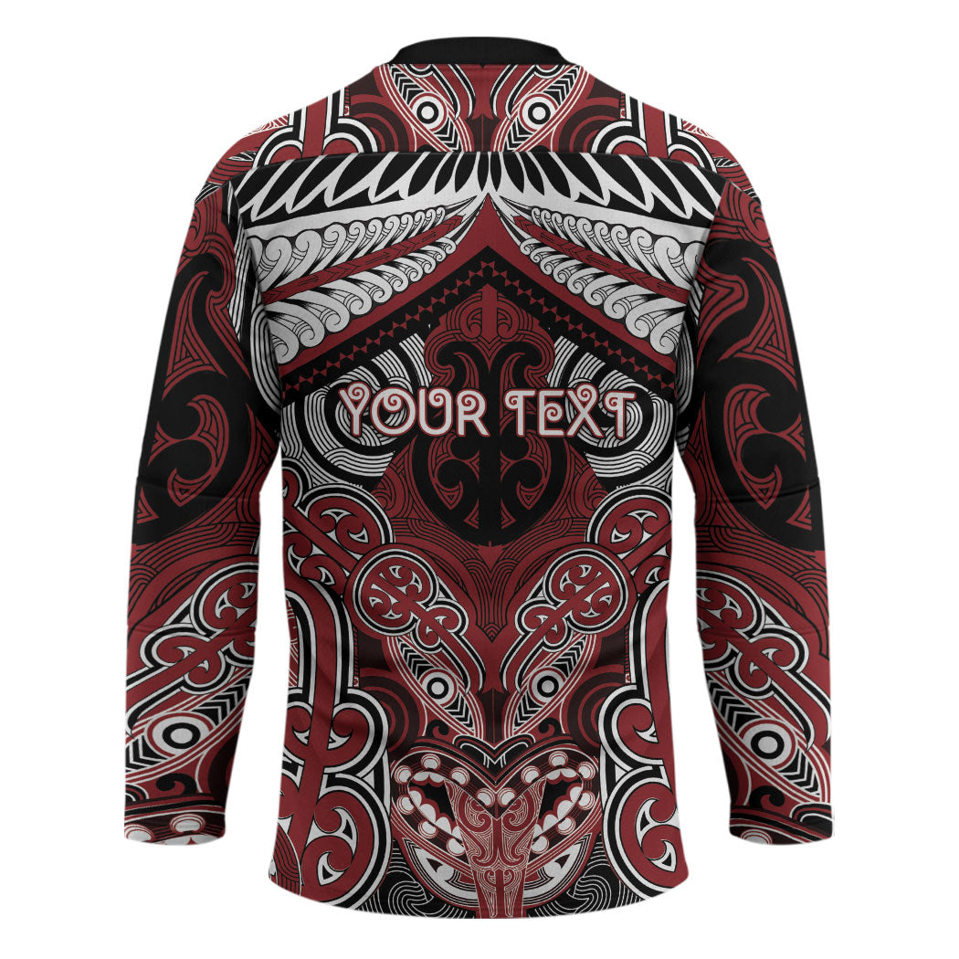 Aotearoa Iwi Ngati Toa Personalised Hockey Jersey Maori Kowhaiwhai Pattern