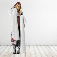 Aotearoa Iwi Ngati Toa Hooded Blanket Maori Kowhaiwhai Pattern