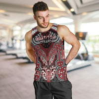 Aotearoa Iwi Ngati Toa Personalised Men Tank Top Maori Kowhaiwhai Pattern