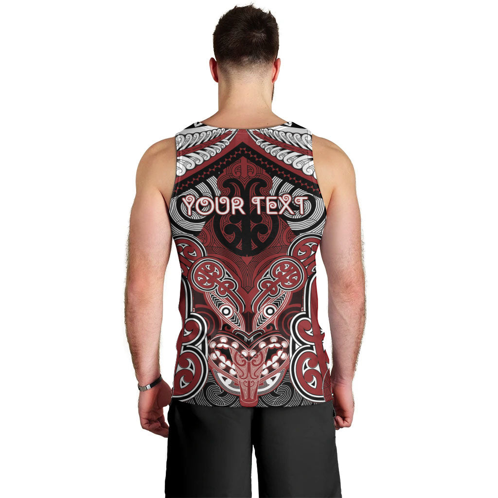 Aotearoa Iwi Ngati Toa Personalised Men Tank Top Maori Kowhaiwhai Pattern