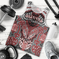 Aotearoa Iwi Ngati Toa Personalised Men Tank Top Maori Kowhaiwhai Pattern