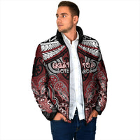 Aotearoa Iwi Ngati Toa Personalised Padded Jacket Maori Kowhaiwhai Pattern