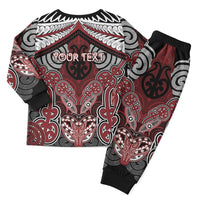Aotearoa Iwi Ngati Toa Personalised Christmas Pajama Set Maori Kowhaiwhai Pattern