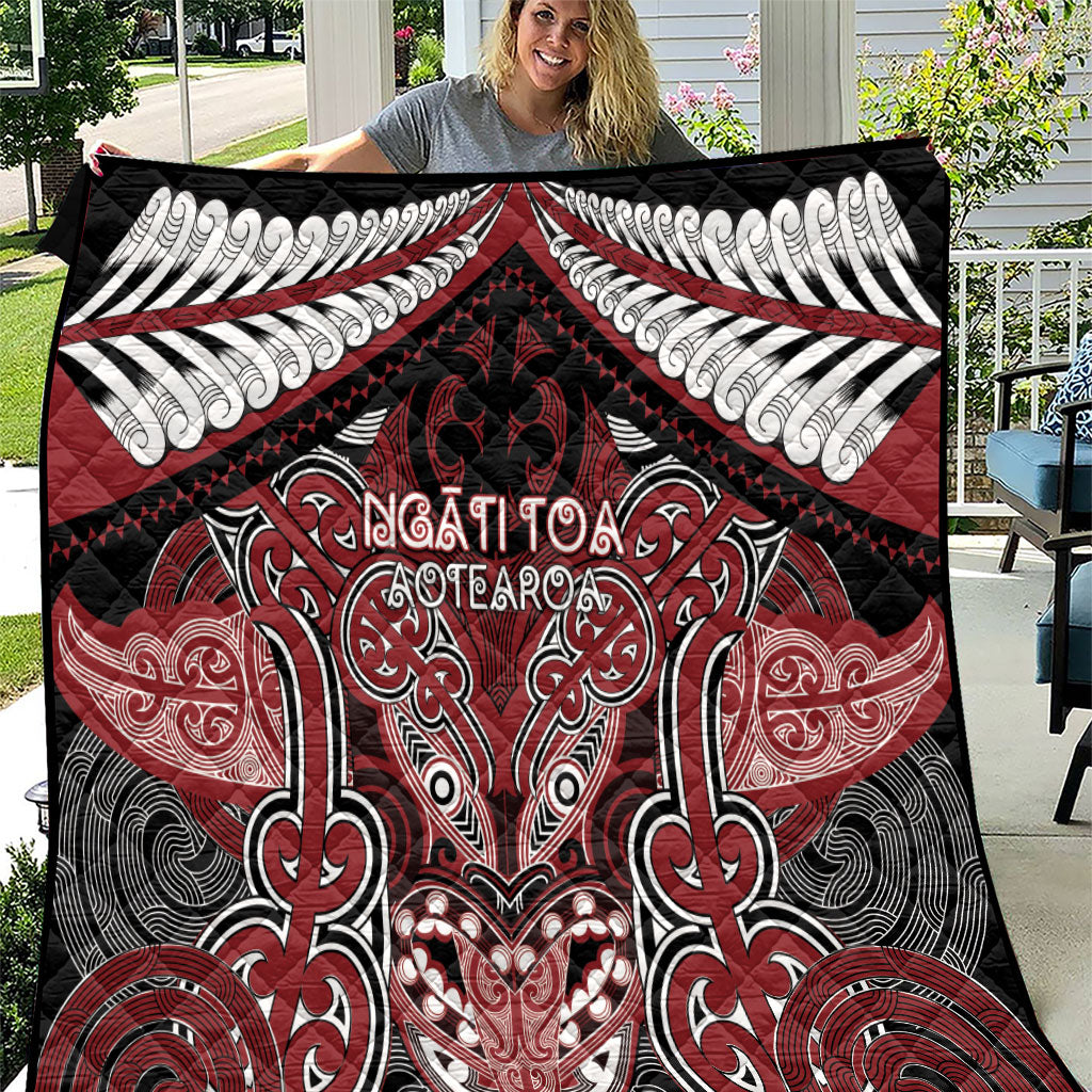Aotearoa Iwi Ngati Toa Quilt Maori Kowhaiwhai Pattern