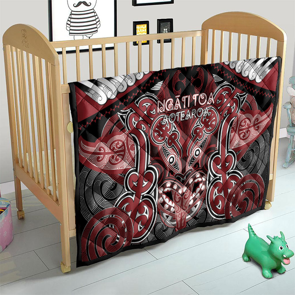 Aotearoa Iwi Ngati Toa Quilt Maori Kowhaiwhai Pattern