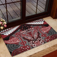 Aotearoa Iwi Ngati Toa Rubber Doormat Maori Kowhaiwhai Pattern