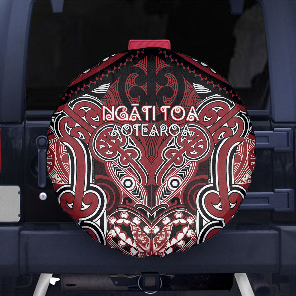 Aotearoa Iwi Ngati Toa Spare Tire Cover Maori Kowhaiwhai Pattern