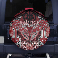 Aotearoa Iwi Ngati Toa Spare Tire Cover Maori Kowhaiwhai Pattern