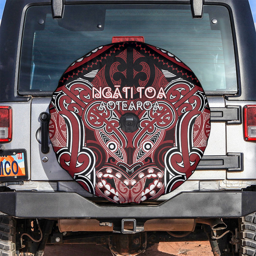 Aotearoa Iwi Ngati Toa Spare Tire Cover Maori Kowhaiwhai Pattern