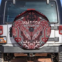 Aotearoa Iwi Ngati Toa Spare Tire Cover Maori Kowhaiwhai Pattern