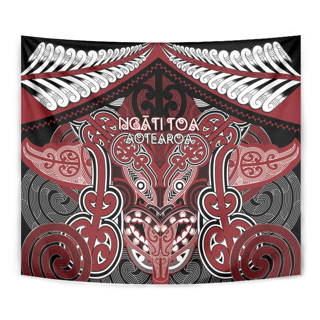 Aotearoa Iwi Ngati Toa Tapestry Maori Kowhaiwhai Pattern
