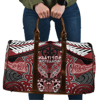Aotearoa Iwi Ngati Toa Travel Bag Maori Kowhaiwhai Pattern