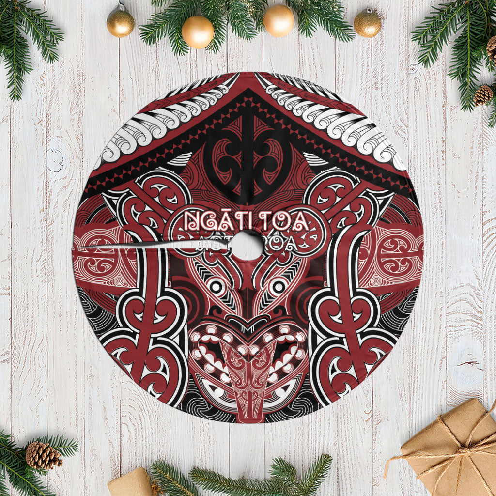 Aotearoa Iwi Ngati Toa Tree Skirt Maori Kowhaiwhai Pattern