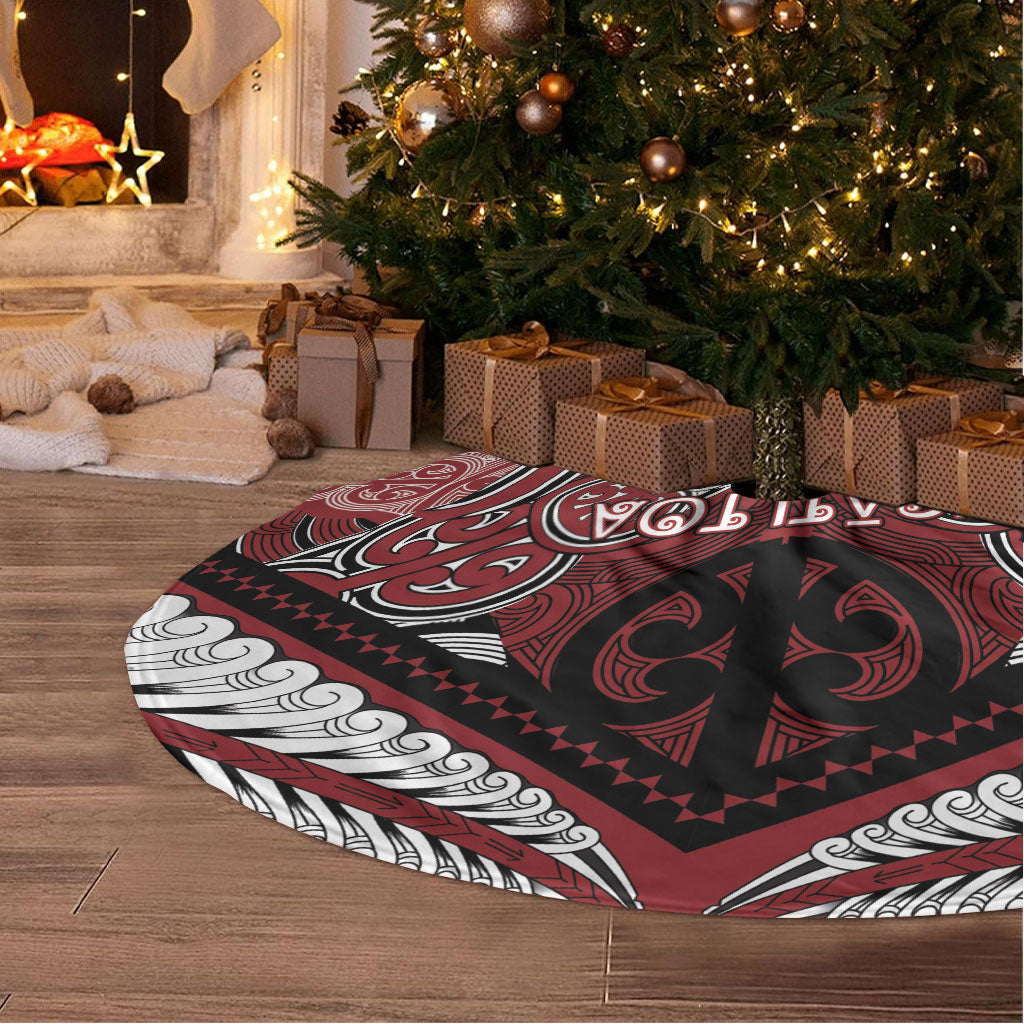 Aotearoa Iwi Ngati Toa Tree Skirt Maori Kowhaiwhai Pattern