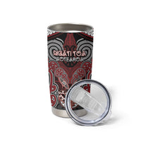 Aotearoa Iwi Ngati Toa Personalised Tumbler Cup Maori Kowhaiwhai Pattern