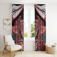 Aotearoa Iwi Ngati Toa Window Curtain Maori Kowhaiwhai Pattern