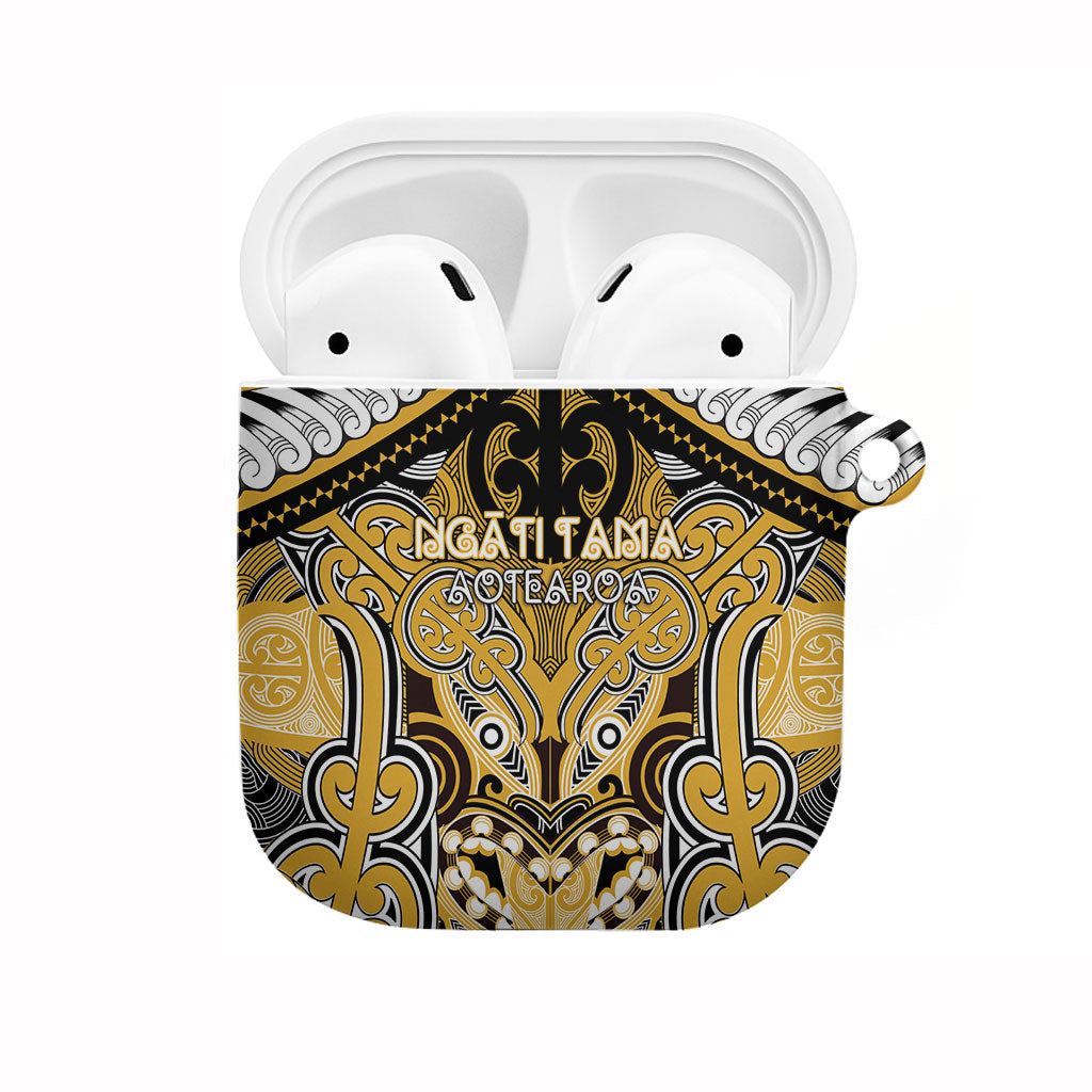 Aotearoa Iwi Ngati Tama AirPods Case Maori Kowhaiwhai Pattern