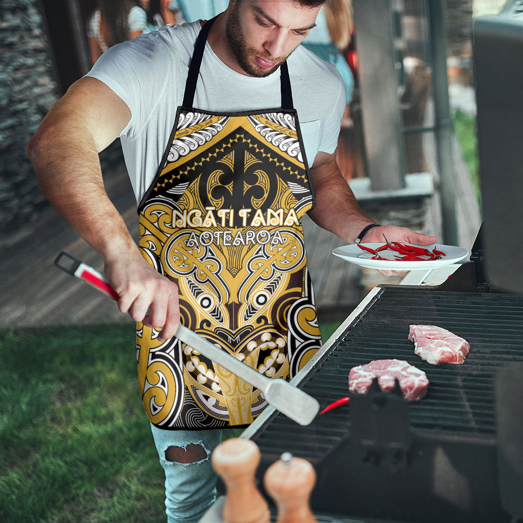Aotearoa Iwi Ngati Tama Apron Maori Kowhaiwhai Pattern