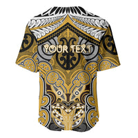 Aotearoa Iwi Ngati Tama Personalised Baseball Jersey Maori Kowhaiwhai Pattern