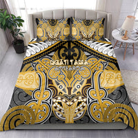 Aotearoa Iwi Ngati Tama Bedding Set Maori Kowhaiwhai Pattern