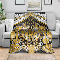 Aotearoa Iwi Ngati Tama Blanket Maori Kowhaiwhai Pattern