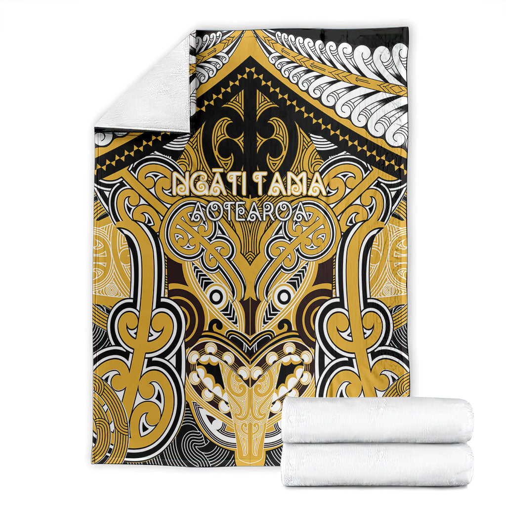Aotearoa Iwi Ngati Tama Blanket Maori Kowhaiwhai Pattern