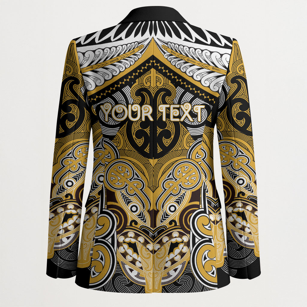 Aotearoa Iwi Ngati Tama Personalised Blazer Maori Kowhaiwhai Pattern