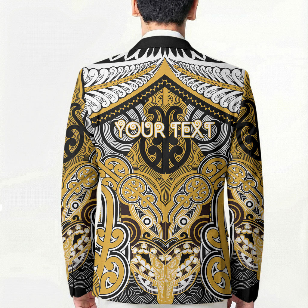 Aotearoa Iwi Ngati Tama Personalised Blazer Maori Kowhaiwhai Pattern