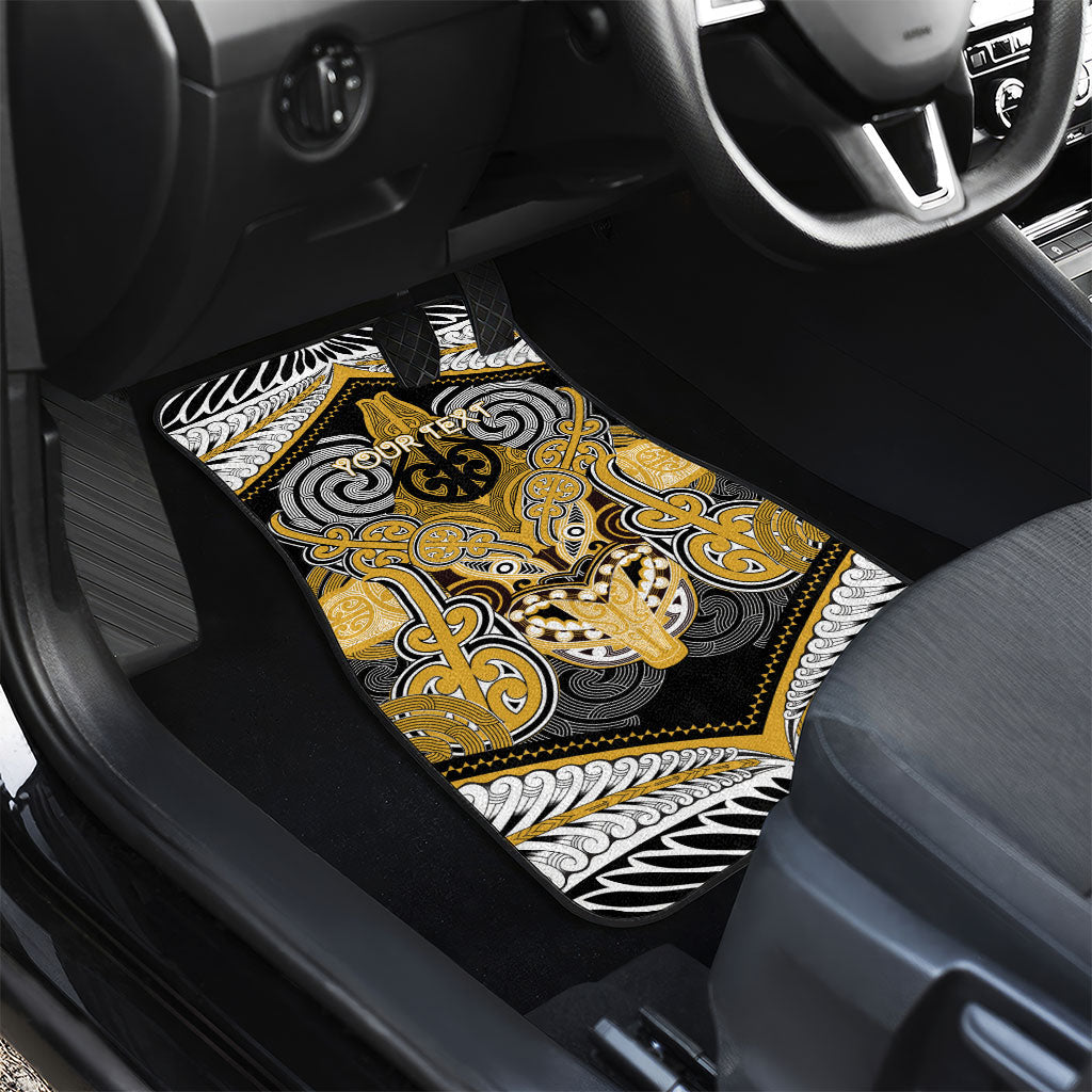 Aotearoa Iwi Ngati Tama Personalised Car Mats Maori Kowhaiwhai Pattern