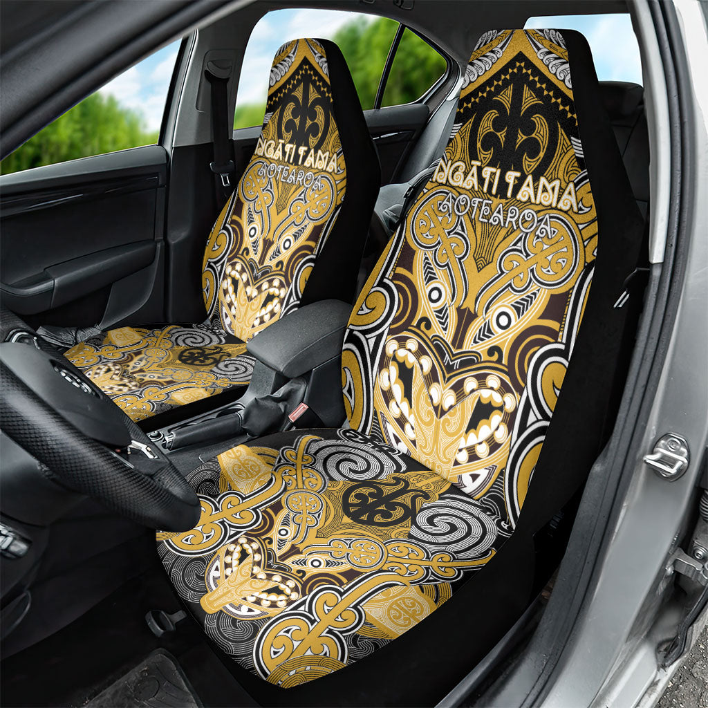Aotearoa Iwi Ngati Tama Car Seat Cover Maori Kowhaiwhai Pattern