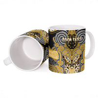 Aotearoa Iwi Ngati Tama Personalised Ceramic Mug Maori Kowhaiwhai Pattern