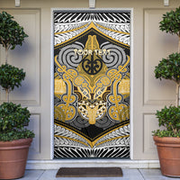 Aotearoa Iwi Ngati Tama Personalised Door Cover Maori Kowhaiwhai Pattern