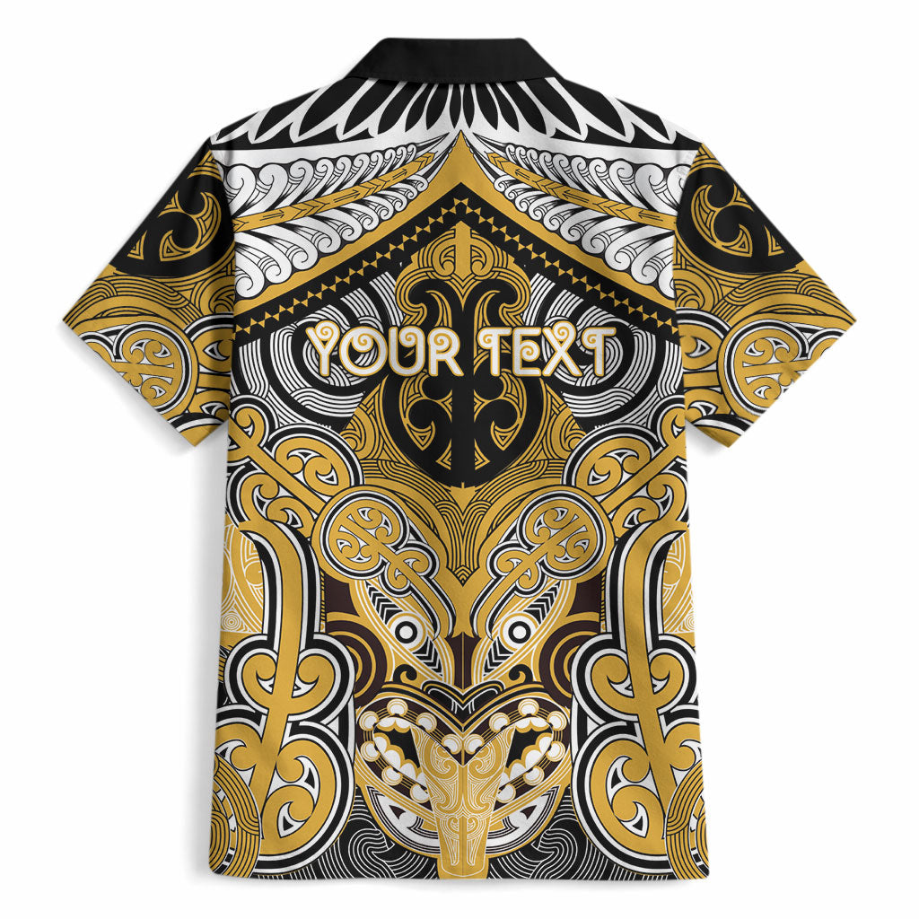 Aotearoa Iwi Ngati Tama Personalised Hawaiian Shirt Maori Kowhaiwhai Pattern