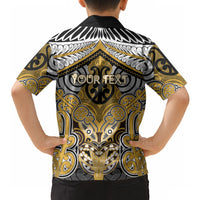 Aotearoa Iwi Ngati Tama Personalised Hawaiian Shirt Maori Kowhaiwhai Pattern
