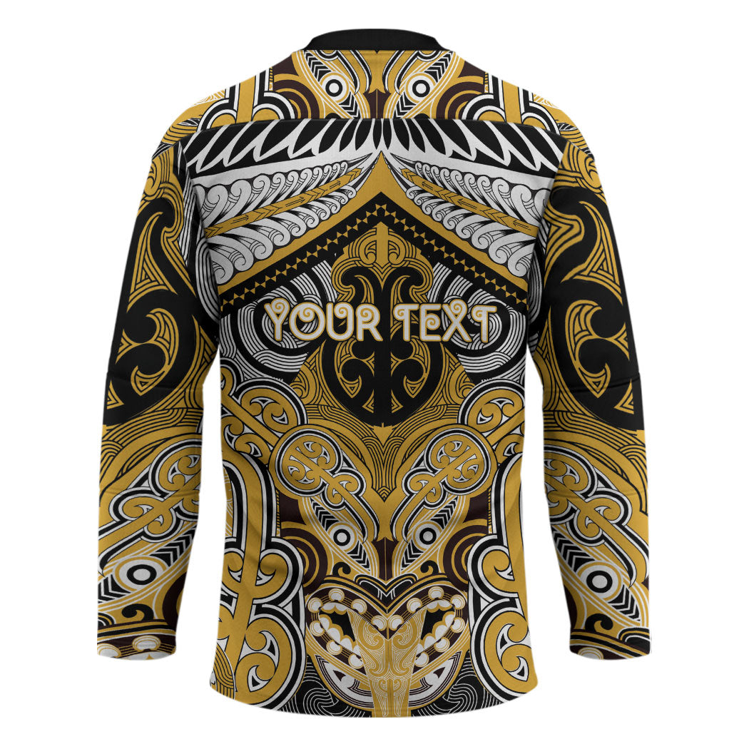Aotearoa Iwi Ngati Tama Personalised Hockey Jersey Maori Kowhaiwhai Pattern