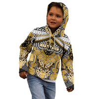 Aotearoa Iwi Ngati Tama Personalised Kid Hoodie Maori Kowhaiwhai Pattern